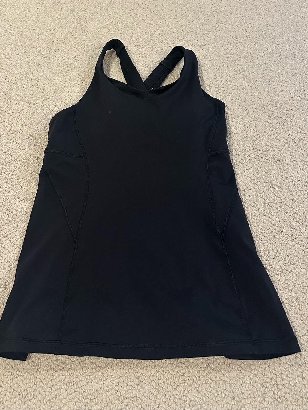 Lululemon Stash n’ Run Black Tank Top